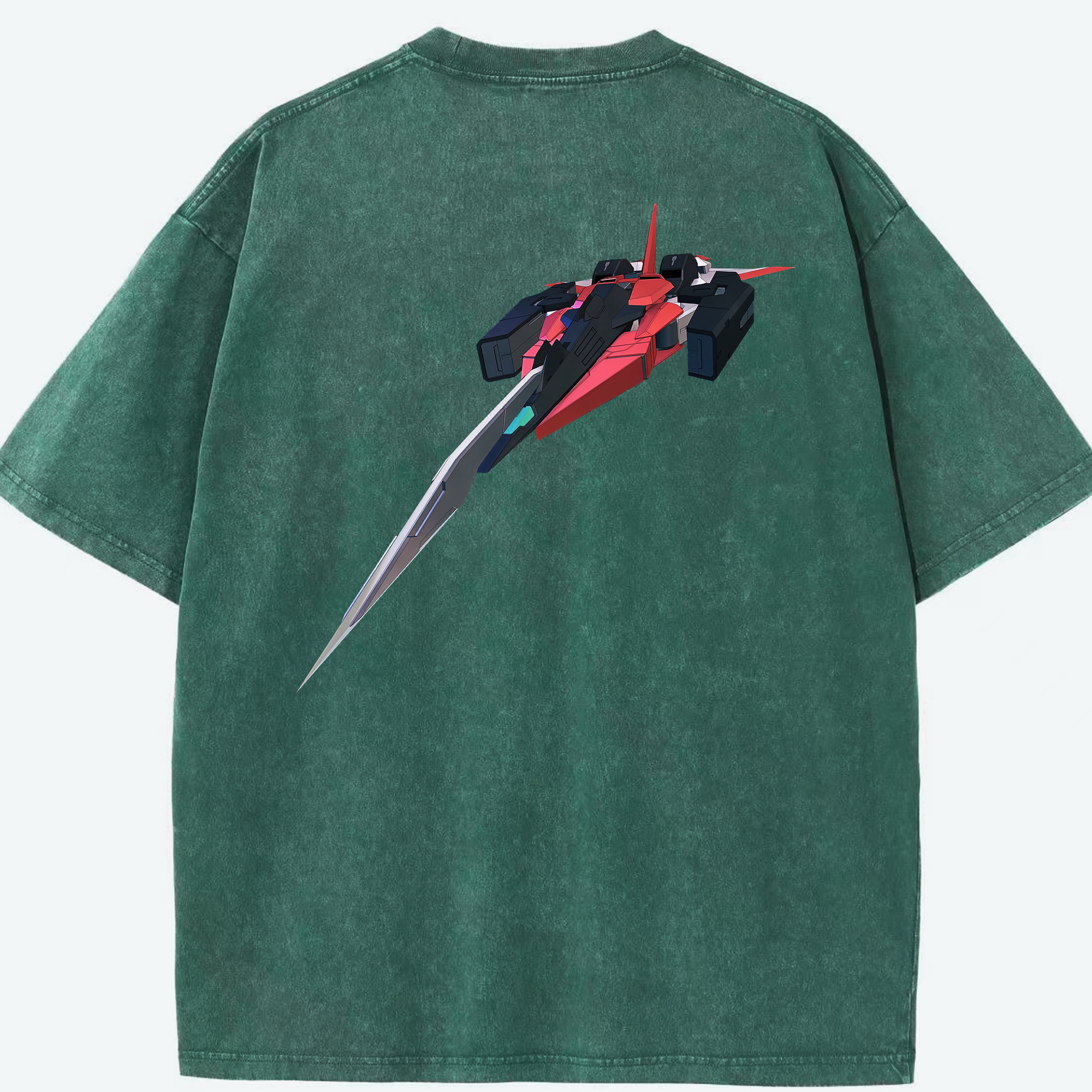 （画像用） 機動戦士ガンダム Mobile Suit Gundam 綿100% ヴィンテージ風 半袖Tシャツ（背面プリント）